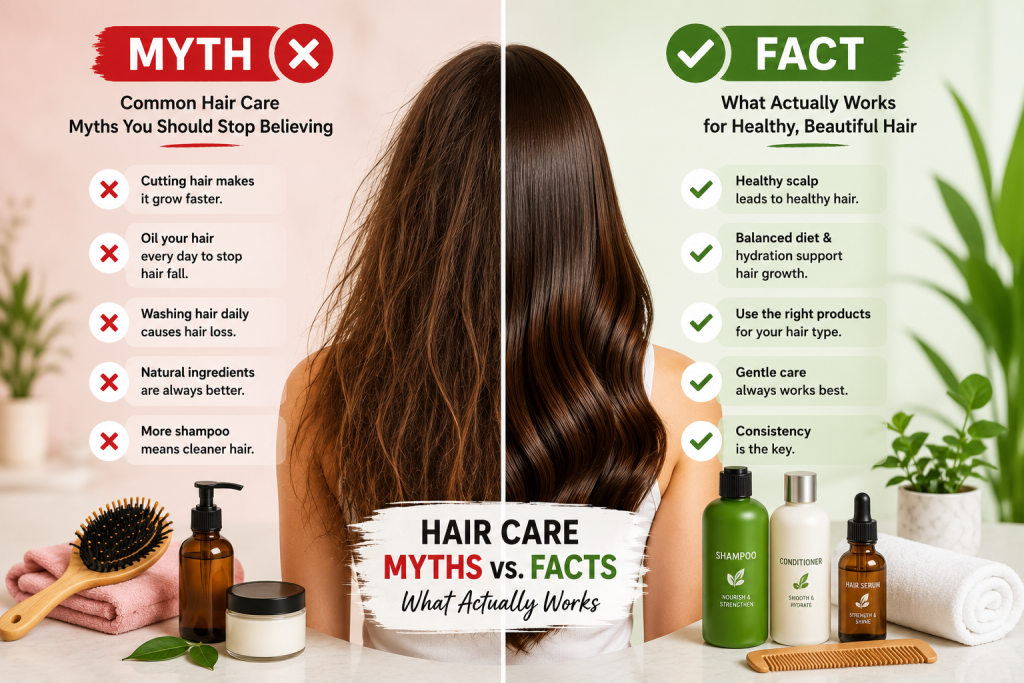 Hair Care Myths vs. Facts: What Actually Works?